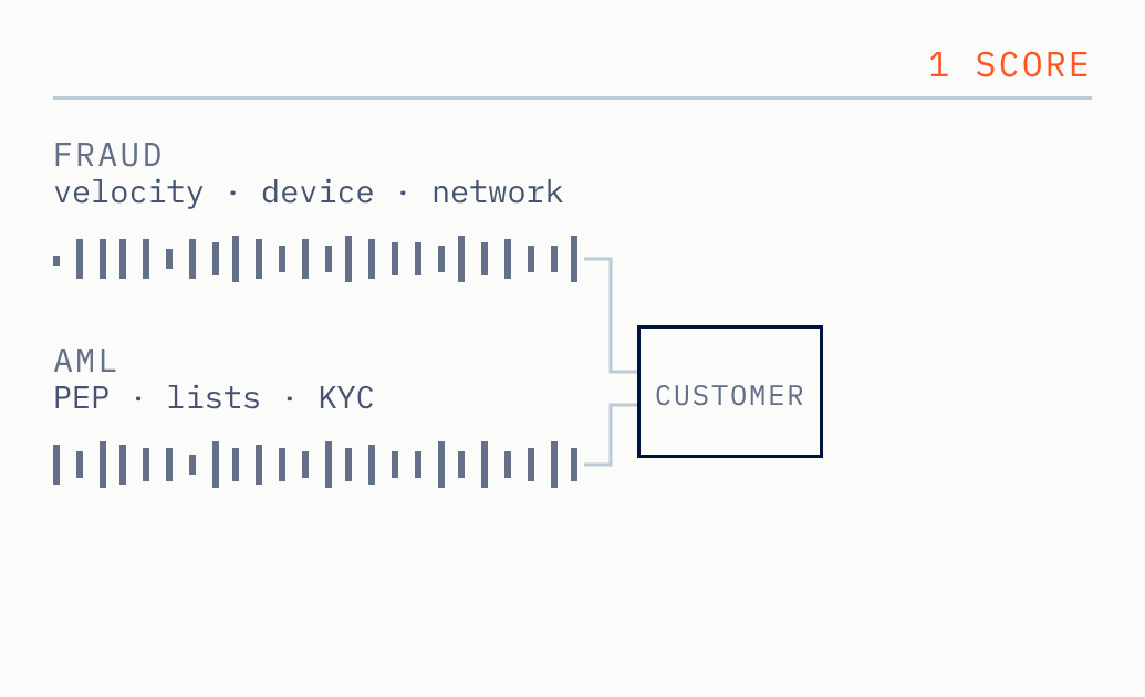 Fraud and AML, one customer view